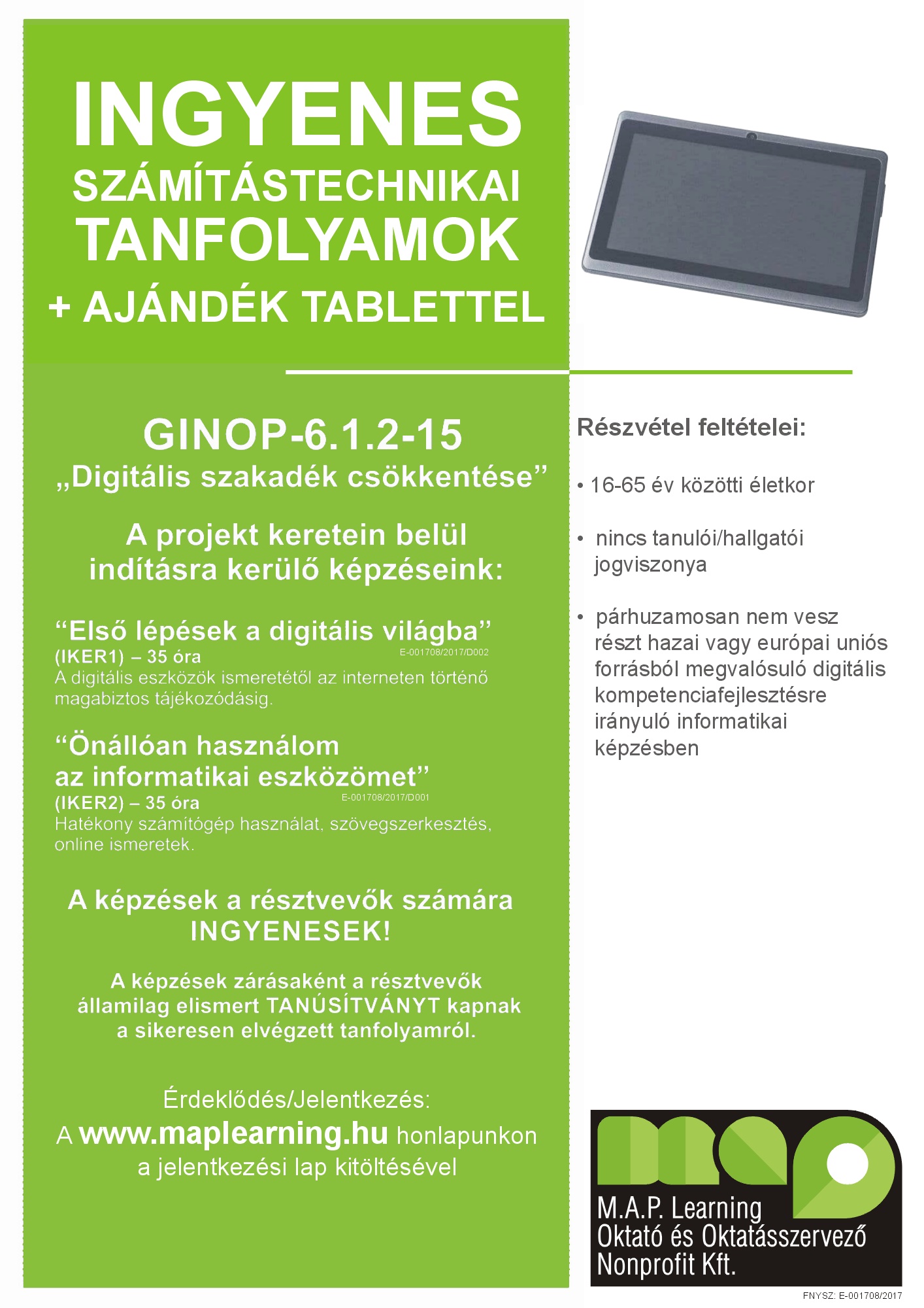 Számítógépes Tanfolyamok Ingyenes 2018 Sopron